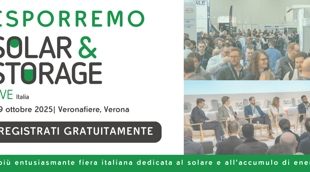 Heiwit partecipa come startup a Solar & Storage Live Italia – Verona, 8–9 ottobre 2025