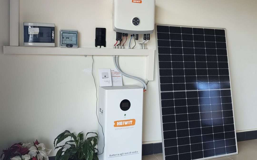 Installazione Heiwit presso lo showroom Natural Power a Cagliari