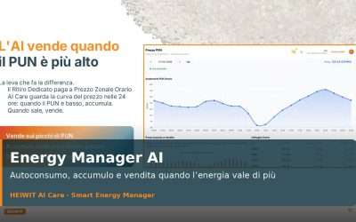 Energy Manager AI: vendere energia quando vale di più e usare meglio la batteria
