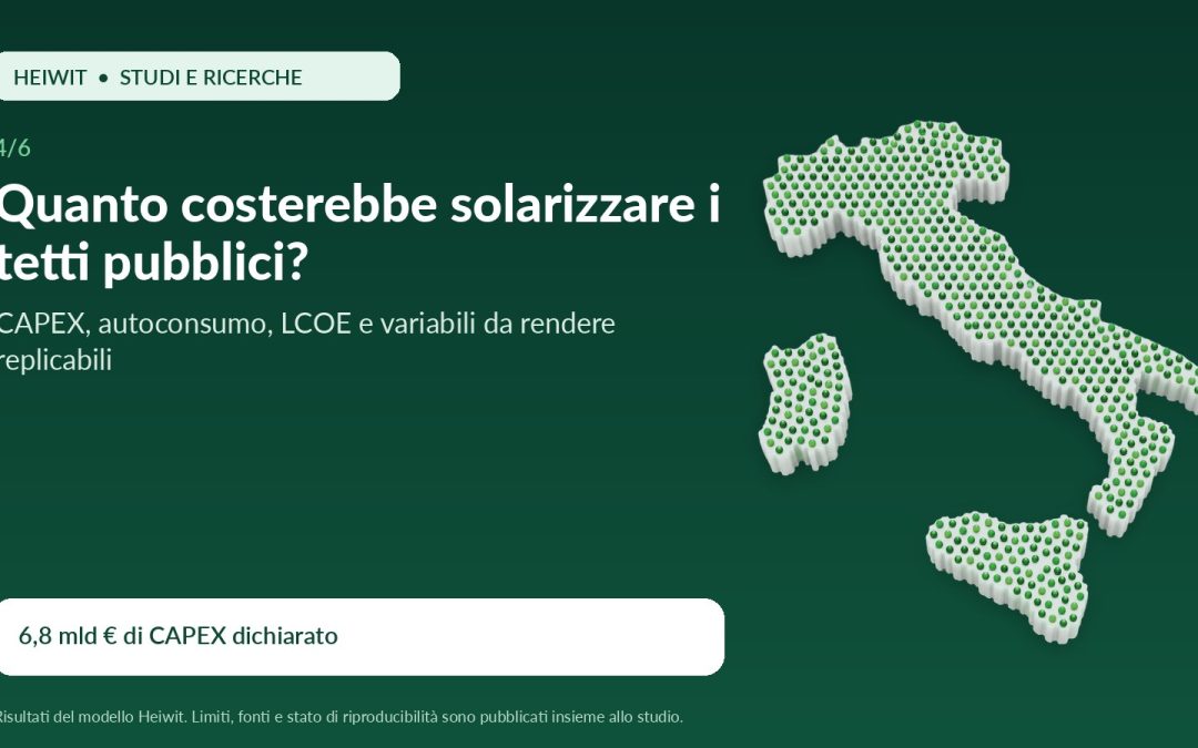 Combien coûte l'installation de panneaux solaires sur les toits publics ? CAPEX, LCOE et variables économiques