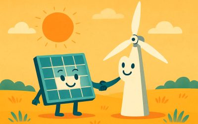 Porque é que o painel solar nunca discute?