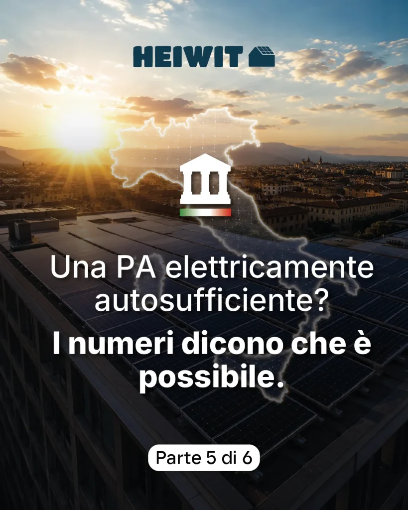 Una Pubblica Amministrazione elettricamente autosufficiente