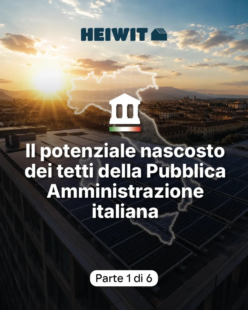 Il potenziale nascosto dei tetti della Pubblica Amministrazione italiana