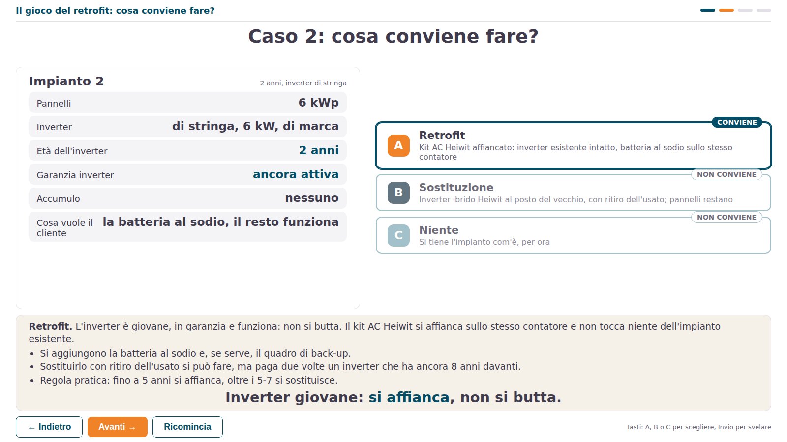 retrofit-o-sostituzione-batteria-impianto-esistente Gioco Heiwit sul retrofit: impianto con inverter di 2 anni, la risposta è il retrofit con kit AC